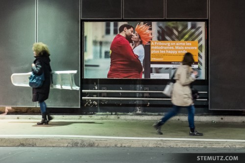 One woman with Ladder and one with Eyes ... FIFF 2014 Poster Campaign