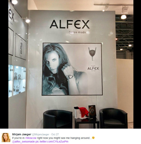 ALFEX at Fair in Moscow: Mirjam Jaeger by STEMUTZ