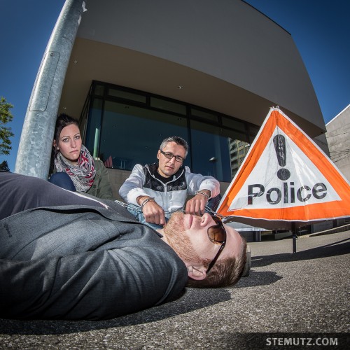 Crime Scene ... Photo Course 2014 with my Students @ Fribourg, 17.05.2014