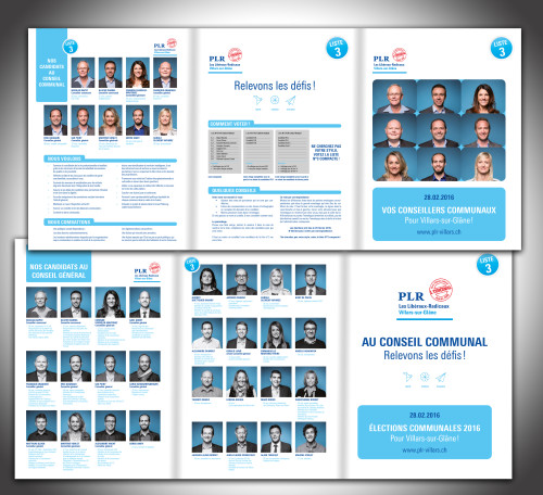 Brochures et programmes, PLR Villars-sur-Glâne Campagne 2016