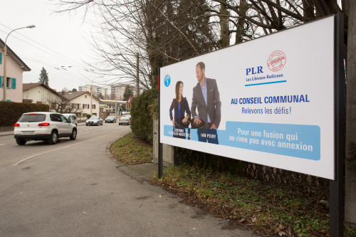 Affiches F12, PLR Villars-sur-Glâne Campagne 2016