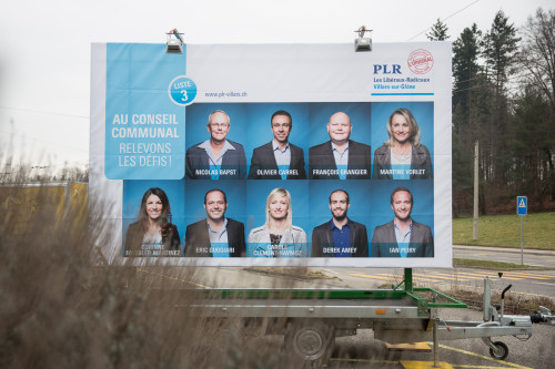 Remorque Boss Media, PLR Villars-sur-Glâne Campagne 2016