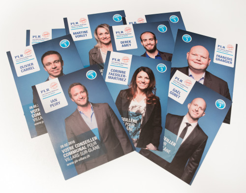 Cartes individuelles candidats, PLR Villars-sur-Glâne Campagne 2016