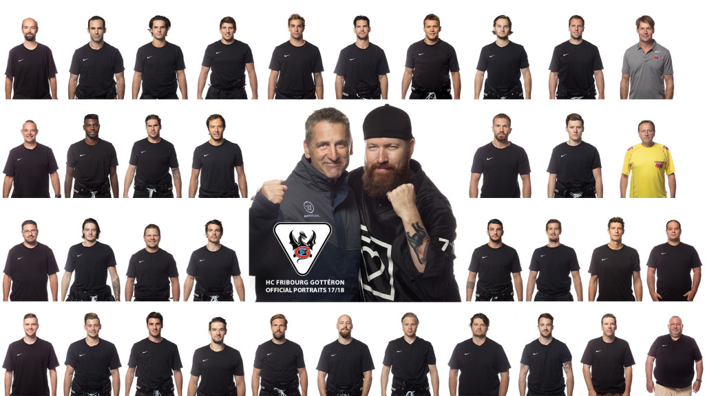 HC Fribourg Gotteron Portraits Officiels photographe studio fribourg stemutz