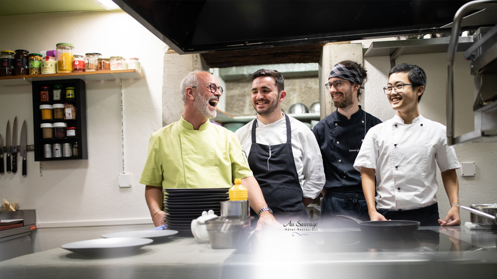 Hôtel-Restaurant Au Sauvage, Fribourg, Chef Serge Chenaux par le photographe STEMUTZ