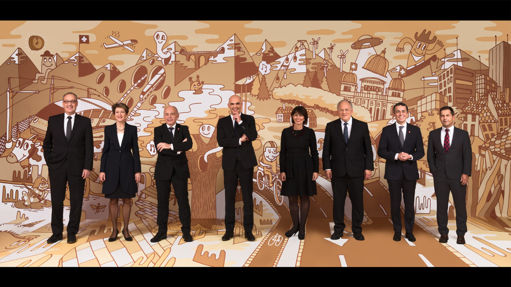 BUNDESART - Das kunstvolle Bundesratsfoto 2018 Alain Berset