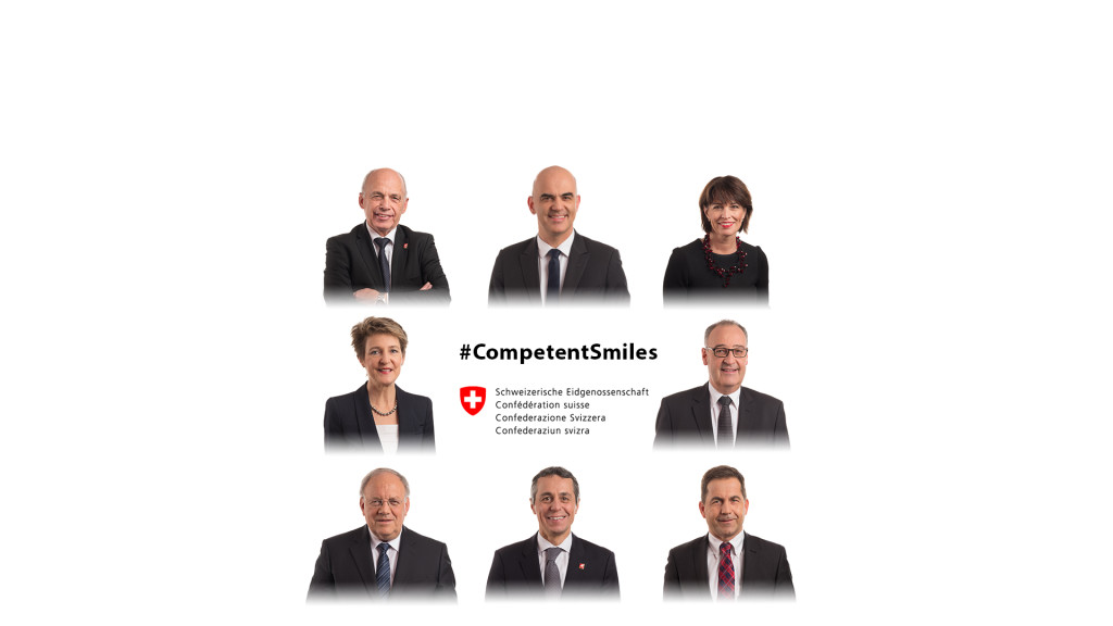 Bundesrat - Conseil Fédéral -Competent Smiles ... :-) Official Portraits 2018 by STEMUTZ