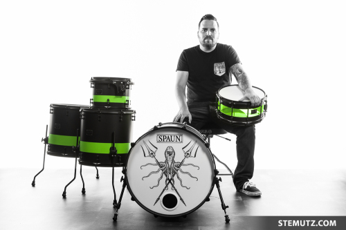 Bertrand Monney for SPAUN Drums, CHAMBRE NOIRE Studio, 17.09.2014