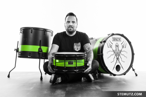 Bertrand Monney for SPAUN Drums, CHAMBRE NOIRE Studio, 17.09.2014