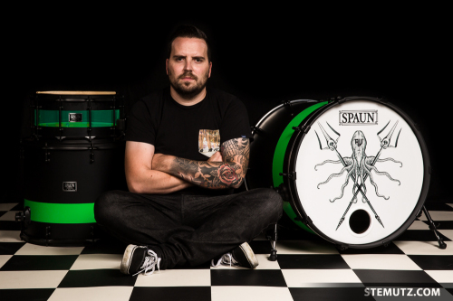 Bertrand Monney for SPAUN Drums, CHAMBRE NOIRE Studio, 17.09.2014