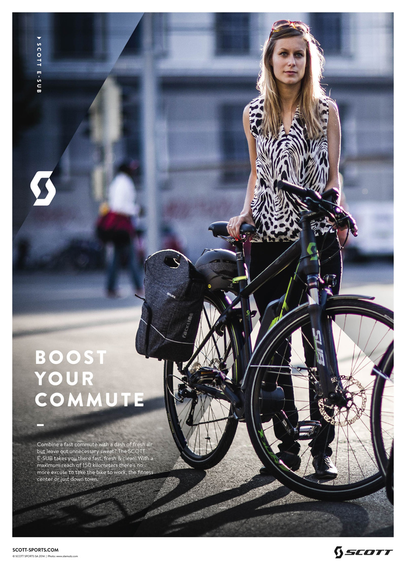 SCOTT City Lifestyle Images by STEMUTZ.COM published in the URBAN BIKES catalogue and adverts!