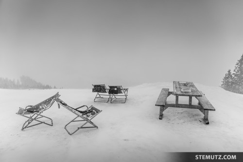 Cold, very cold ... Luge & Raclette Bénévoles Nouveau Monde, Winter 2015