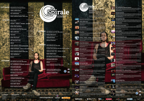 Publishing of an Anna Aaron Portrait shot by STEMUTZ for the program and poster of LA SPIRALE! 