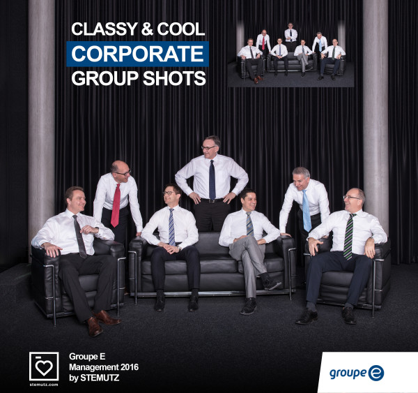 Classy & cool Corporate Groupe Shots! Direction Groupe E 2016