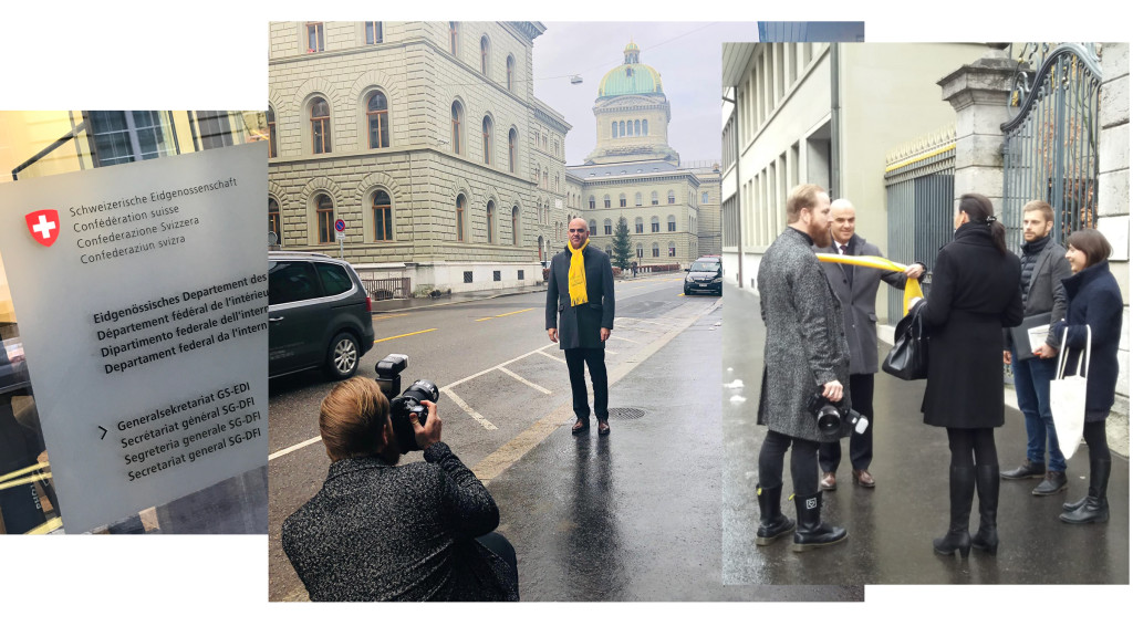 Making-Of: Portraits campagne MIMOSA 2019 par STEMUTZ : Le Conseiller fédéral Alain Berset